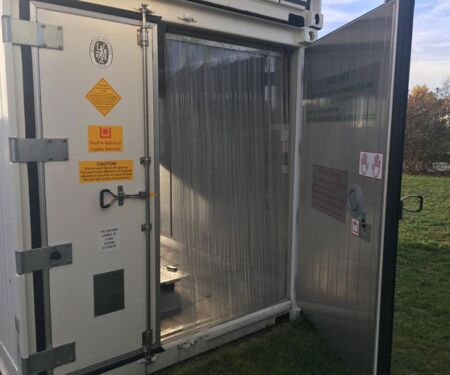 20 Fuß Kühlcontainer offene Tür
