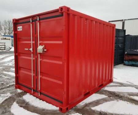 9 Fuß Lagercontainer Rot