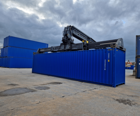 40 Fuß High Cube Container Seite