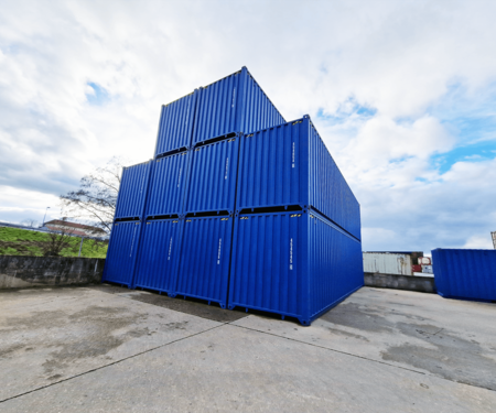 40 Fuß High Cube Container Stapel