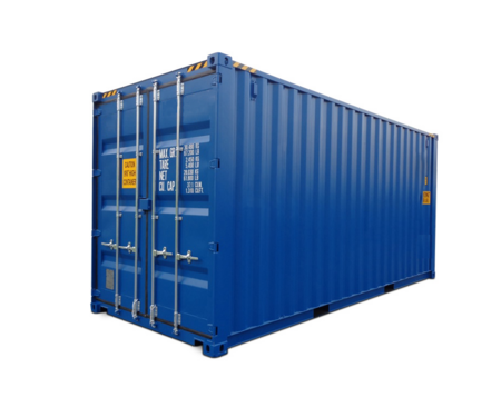 20 Fuß High Cube Double Door Seecontainer