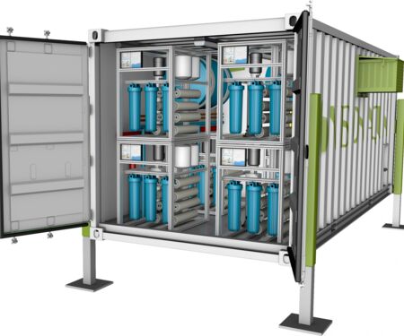 Containersystem zur Wasseraufbereitung