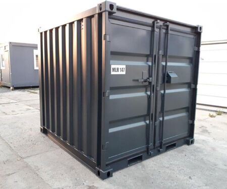 8 Fuß Lagercontainer Seite schwarz