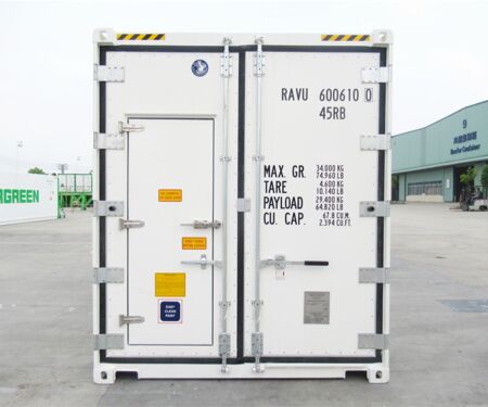 40 Fuß Kühlcontainer Eingangstür