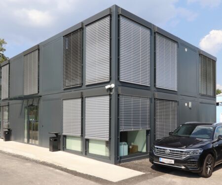 Verkaufscontainer Anlage