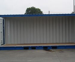 20 Fuß Side Door Seecontainer Seite geöffnet