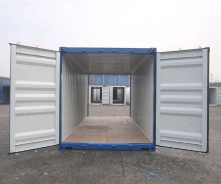 20 Fuß High Cube Double Door Seecontainer