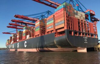 Seecontainer Frachter