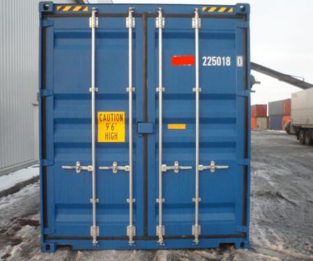 20 Fuß High Cube Double Door Seecontainer
