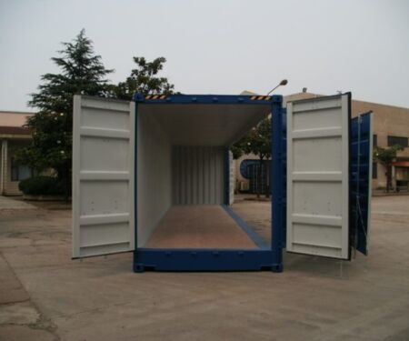 40 Fuß High Cube Side Door Seecontainer offene Türen