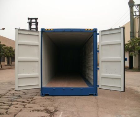 40 Fuß High Cube Side Door Seecontainer