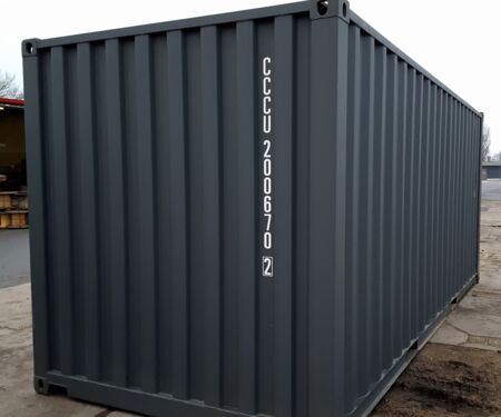 20 Fuß Seecontainer Schwarz