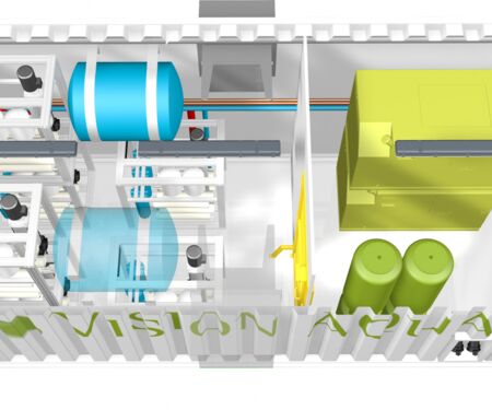 Containersystem zur Wasseraufbereitung