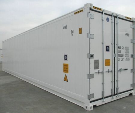 40 Fuß Kühlcontainer Seite